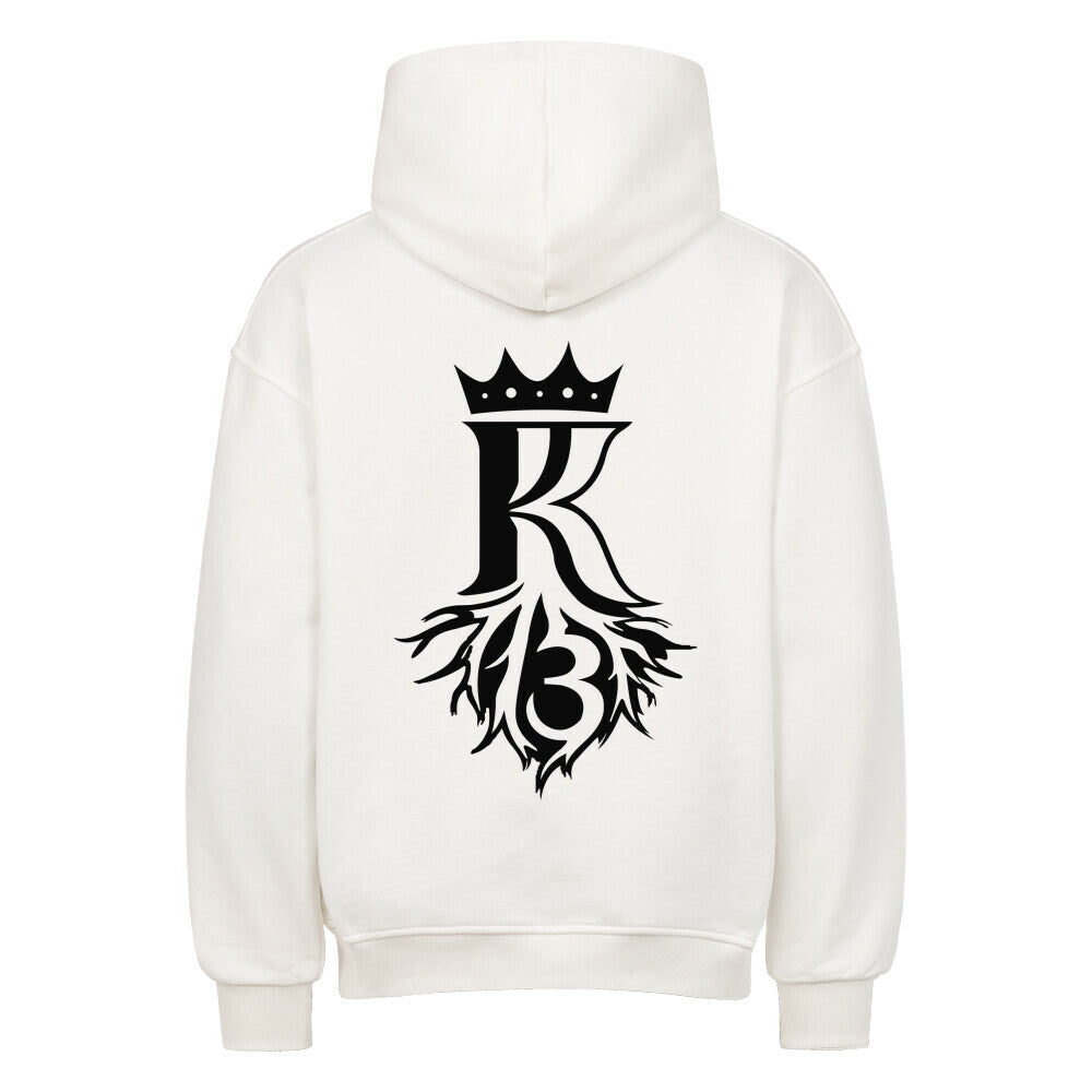 ROOTED 13 // CORE EDITION HOODIE - WHITE OVERSIZED