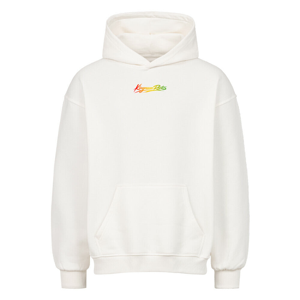 ROOTED 13 // KING PIECE HOODIE - WHITE OVERSIZED